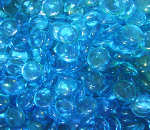 Crystal Light Blue Glass Gems