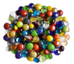 Mixed Colors Glass Gems